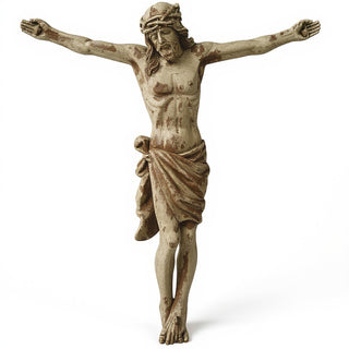 Great Oak Crucifix - 37-inch — Gothic Stone finish