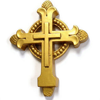 Cross for Top of Stations - 12-inch — Deep Gold finish