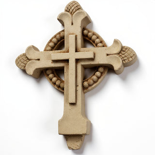 Cross for Top of Stations - 12-inch — Gothic Stone finish