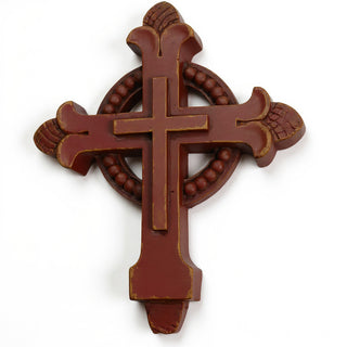 Cross for Top of Stations - 12-inch — Rust finish