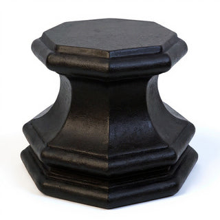 Eight Sided Base — Dusted Black finish