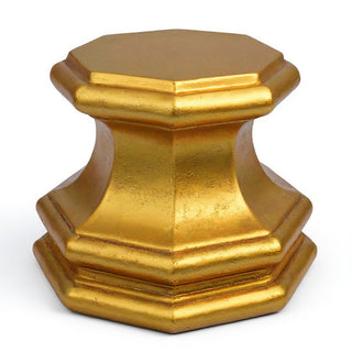 Eight Sided Base — Deep Gold finish