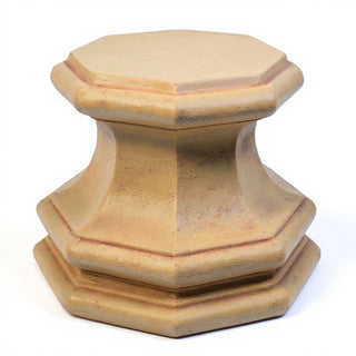 Eight Sided Base — Dusted Sand finish