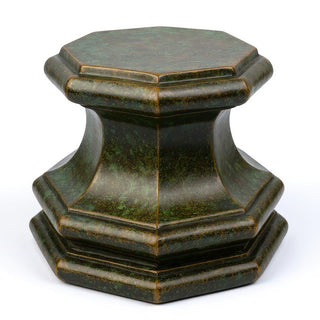 Eight Sided Base — Green Bronze finish