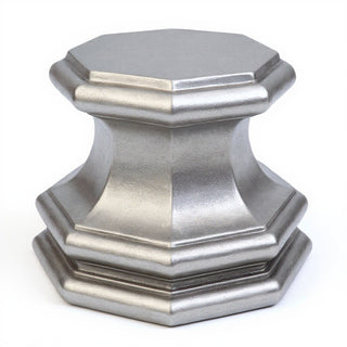 Eight Sided Base — Silver finish