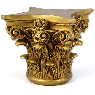 Corinthian Capital — Antique Gold finish