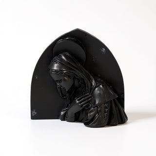 Della Robbia Madonna Statue — Dusted Black finish
