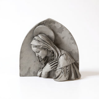Della Robbia Madonna Statue — Limestone finish
