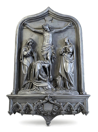 Crucifixion Scene Wall Statue - 64-inch