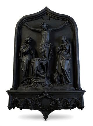 Crucifixion Scene Wall Statue - 64-inch