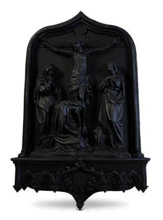 Crucifixion Scene Wall Statue - 64-inch