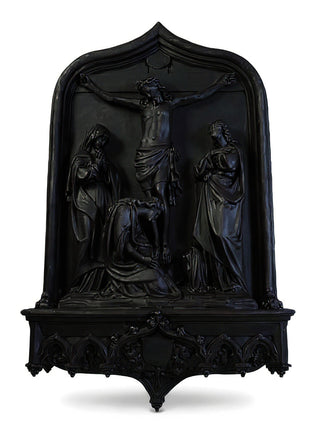 Crucifixion Scene Wall Statue - 64-inch