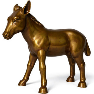 Donkey Statue — Bronze finish