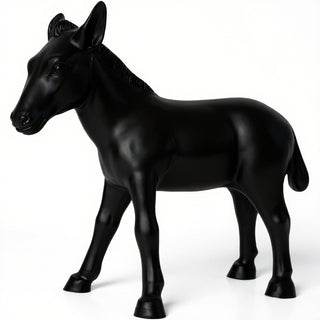 Donkey Statue — Flat Black finish