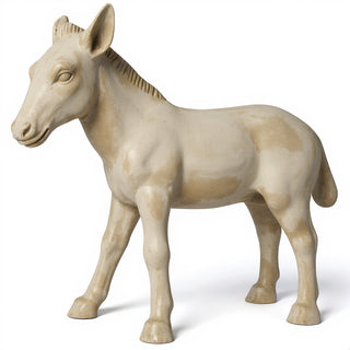 Donkey Statue — Museum Terracotta finish