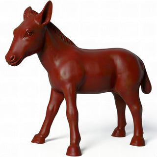 Donkey Statue — Rust finish