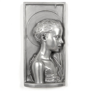 Saint John Wall Plaque - 20-inch — Antique Silver finish