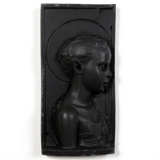 Saint John Wall Plaque - 20-inch — Dusted Black finish