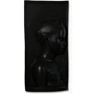 Saint John Wall Plaque - 20-inch — Flat Black finish