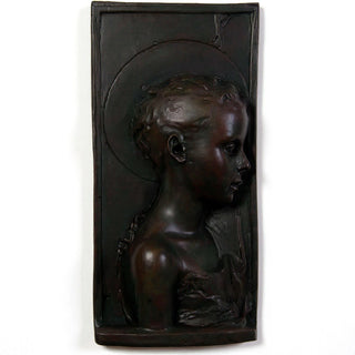 Saint John Wall Plaque - 20-inch — Iron finish