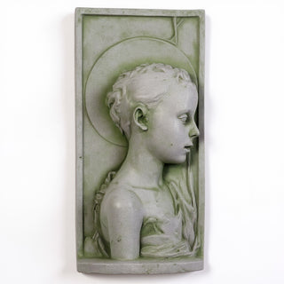 Saint John Wall Plaque - 20-inch — Mossy Green finish