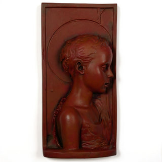 Saint John Wall Plaque - 20-inch — Rust finish