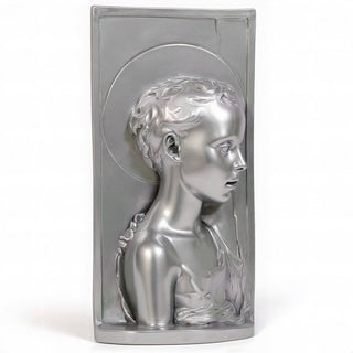 Saint John Wall Plaque - 20-inch — Silver finish