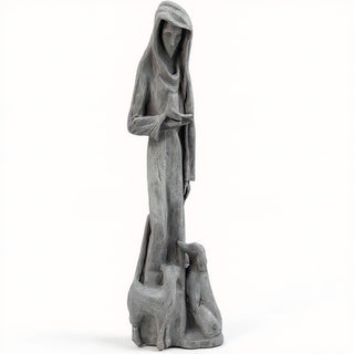 Saint Francis of Assisi Statue - 38-inch — Mossy Green finish