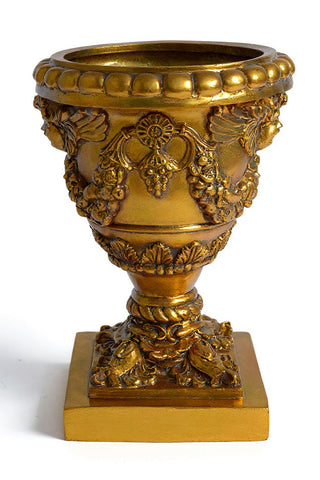 Robbia Angel Planter - 24-inch — Antique Gold finish
