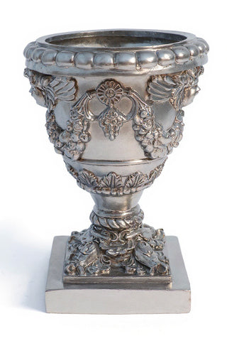 Robbia Angel Planter - 24-inch — Silver finish