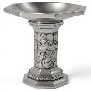 Turner Birdbath - 21-inch — Antique Silver finish