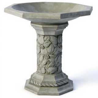 Turner Birdbath - 21-inch — Mossy Green finish