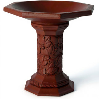 Turner Birdbath - 21-inch — Rust finish