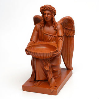 Angel With Dish Statue - 19-inch — Metro finish