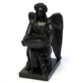 Angel With Dish Statue - 19-inch