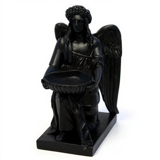 Angel With Dish Statue - 19-inch
