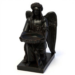 Angel With Dish Statue - 19-inch