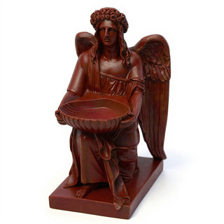 Angel With Dish Statue - 19-inch