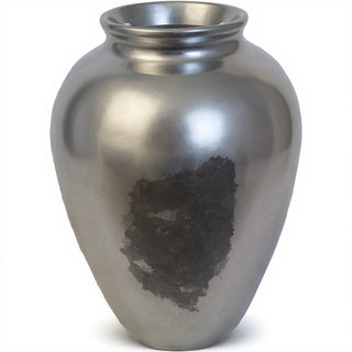 Chalk Jar Planter - 17.5-inch — Antique Silver finish