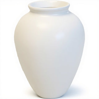 Chalk Jar Planter - 17.5-inch — Flat White finish