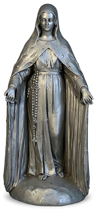 Mary Of The Rosary with Lace Statue - 49-inch