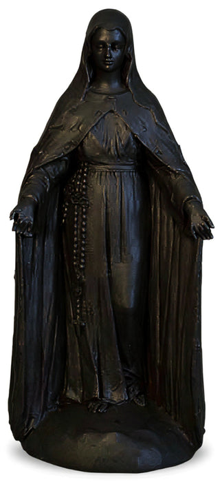 Mary Of The Rosary with Lace Statue - 49-inch