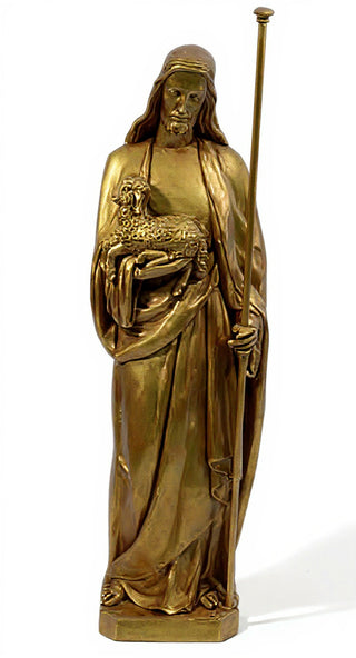 Jesus With Lamb 60-inch - Large Statue