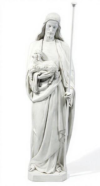 Jesus With Lamb 60-inch - Large Statue