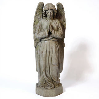 Omar Angel Statue - 40-inch — Antique Stone finish
