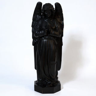 Omar Angel Statue - 40-inch — Flat Black finish