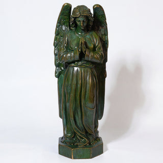 Omar Angel Statue - 40-inch — Green Bronze finish