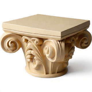 Gothic Capital Architectural Element — Dusted Sand finish