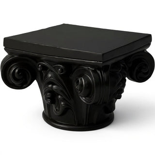 Gothic Capital Architectural Element — Flat Black finish
