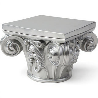Gothic Capital Architectural Element — Silver finish